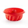 Форма за печене Lekue 1009483, Ø22 см, Платинен силикон, От -60°C до +220°C, Червен