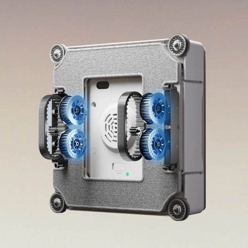 Робот за почистване на прозорци Dreame C1, 5500 Pa, 80 мл, 5 режима, AutoResume, CornerClean, Бял