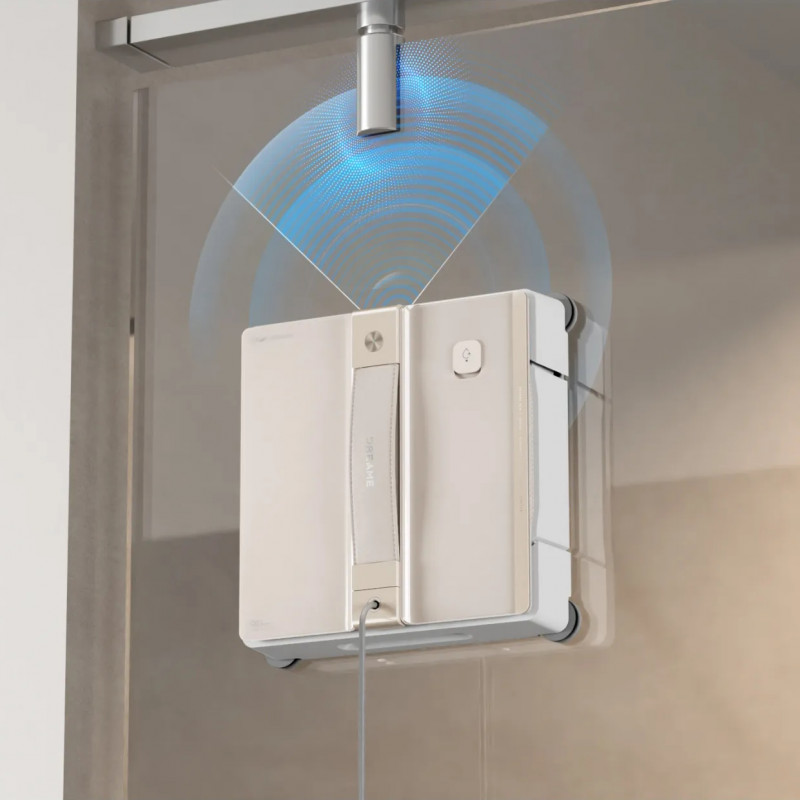 Робот за почистване на прозорци Dreame C1, 5500 Pa, 80 мл, 5 режима, AutoResume, CornerClean, Бял