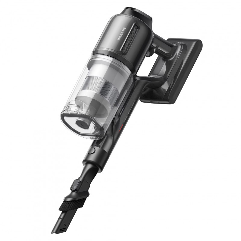 Вертикална прахосмукачка Dreame R20 Ultra AquaCycle VRV57F-AC, 200AW, 5 степени, 0.35/0.4/0.6 л, 90 мин, HEPA, LCD дисплей, Безчетков мотор, Черен