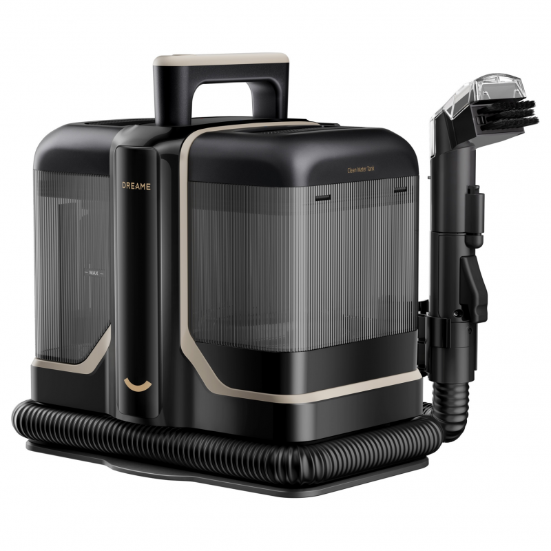 Прахосмукачка за пране на килими и тапицерия Dreame N10, 450W, 12000 Pa, 1.6/0.75 л, Почистване с гореща вода до 60°C, Самопочистване, Черен