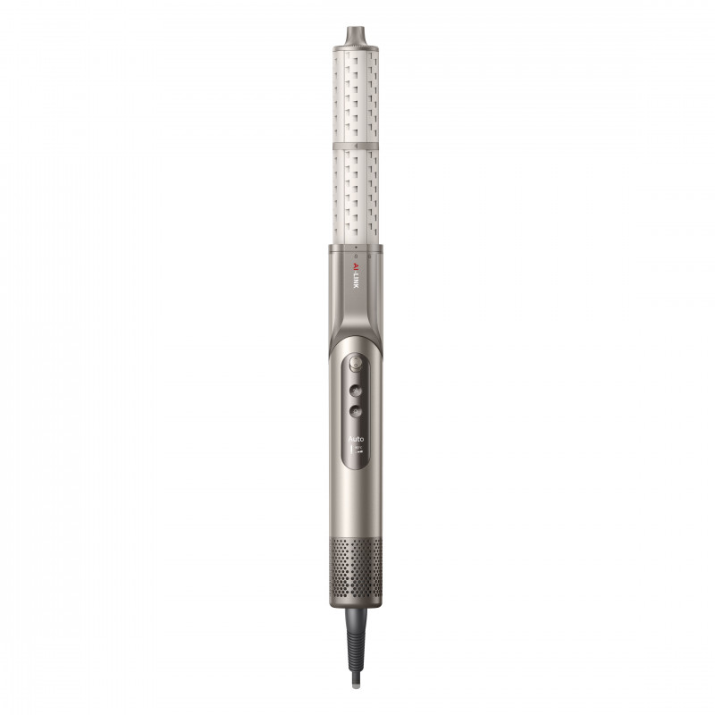 Уред за сушене и стилизиране/мултистайлър Dreame Dazzle AZD20A, 1400W, 65 m/s, 3 настройки за скорост и темп., Йонизация, Дисплей, Титаниево злато