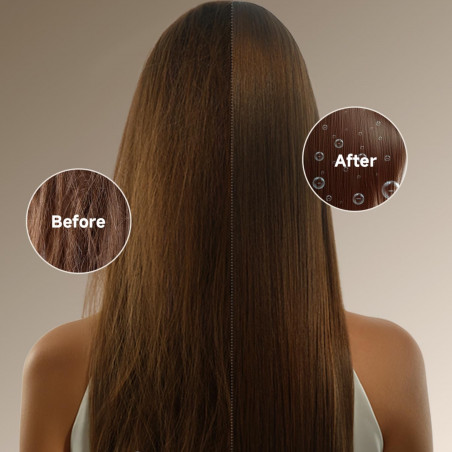 Уред за сушене и стилизиране/мултистайлър Dreame Dazzle AZD20A, 1400W, 65 m/s, 3 настройки за скорост и темп., Йонизация, Дисплей, Титаниево злато