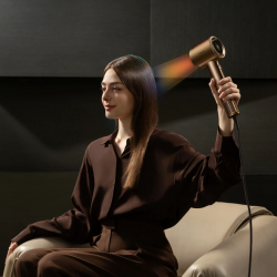 Сешоар Dreame Pilot AHX01A, 1600W, A.I режими, 3 скорости, 4 темп., 55 м3/ч, Йонизация, NTC, LED , Интелигентно регулиране на потока, Бронз