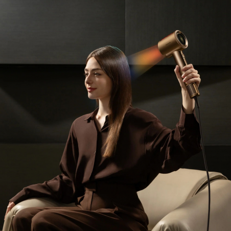 Сешоар Dreame Pilot AHX01A, 1600W, A.I режими, 3 скорости, 4 темп., 55 м3/ч, Йонизация, NTC, LED , Интелигентно регулиране на потока, Бронз