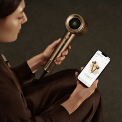 Сешоар Dreame Pilot AHX01A, 1600W, A.I режими, 3 скорости, 4 темп., 55 м3/ч, Йонизация, NTC, LED , Интелигентно регулиране на потока, Бронз