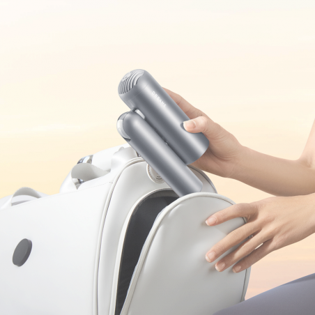 Сешоар Dreame Pocket AHD51-SG Pro, 1300W, 110 000 об/мин, 70 м/с, 2 скорости, 5 темп., NTC, Coanda, Сгъваем, Сив