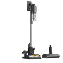 Вертикална прахосмукачка Dreame R20 Ultra VRV57F, 200AW, 5 степени, 0.6 л, 90 мин, HEPA, LCD дисплей, Безчетков мотор, Черен