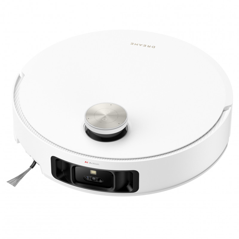 Прахосмукачка робот Dreame X50 Ultra RLX85CE‑6‑WH, 20000 Pa, AI разпознаване на препятствия, 360° навигация, Гласово управление, UV стерилизация, Бял