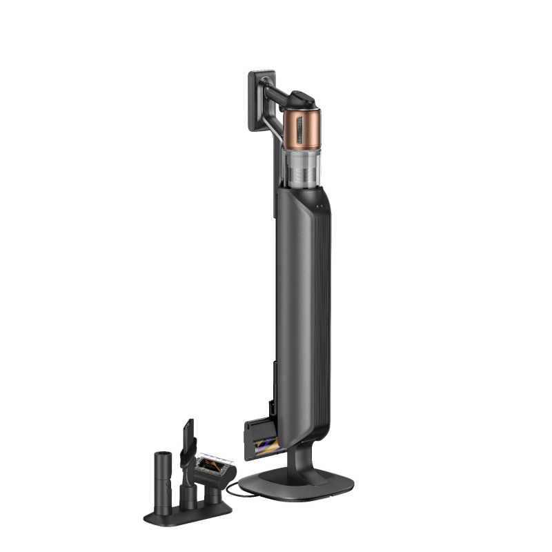 Вертикална прахосмукачка Dreame Z20 Station VZV25A, 715W, 250AW, 140000 об/мин, 3 степени, Станция със самоизпразване 3 л, 90 мин, HEPA H14, LED, Безчетков мотор, Черен