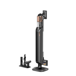 Вертикална прахосмукачка Dreame Z20 Station VZV25A, 715W, 250AW, 140000 об/мин, 3 степени, Станция със самоизпразване 3 л, 90 мин, HEPA H14, LED, Безчетков мотор, Черен