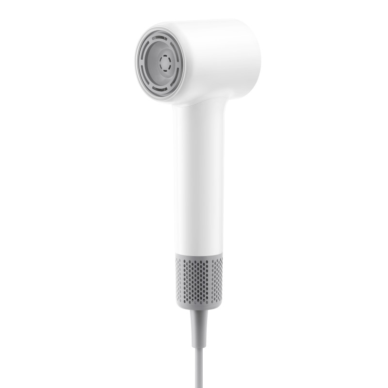 Сешоар Dreame Hair Mini AHG11A, 1300W, 100000 об/мин, 2 скорости, 5 темп. с интелигентен контрол, Детски режим, Йонизация, NTC, Бял