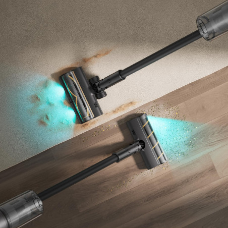 Вертикална прахосмукачка Dreame Z30 VZV17A, 855W, 310AW, 150000 об/мин, 3 степени, 0.6 л, 90 мин, HEPA H14, LED, Безчетков мотор, Черен