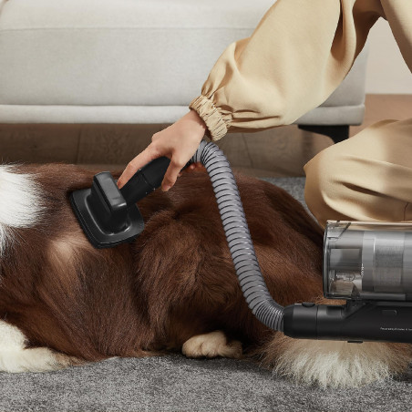 Вертикална прахосмукачка Dreame Z30 VZV17A, 855W, 310AW, 150000 об/мин, 3 степени, 0.6 л, 90 мин, HEPA H14, LED, Безчетков мотор, Черен