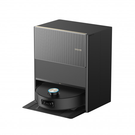 Прахосмукачка робот Dreame Aqua10 Ultra Roller Complete RLH71DE-2, 30000 Pa, 180 мин, 3.5/4 л, VersaLift LDS, AquaRoll and Seal, Гласово управление, AI камери, Черен