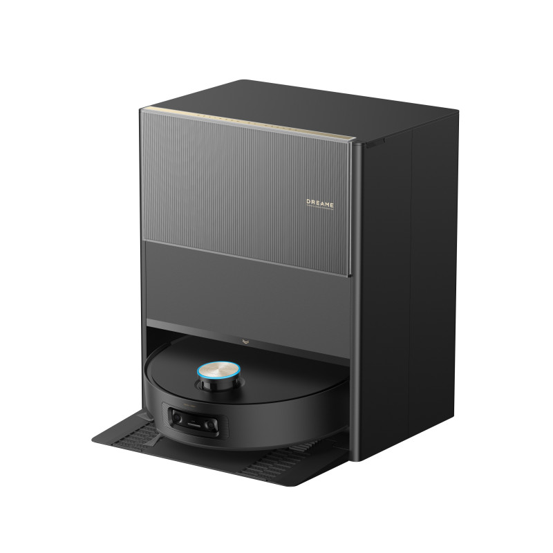 Прахосмукачка робот Dreame Aqua10 Ultra Roller RLH71DE-BK, 30000 Pa, 220 мин, 3.5/4 л, AquaRoll and Seal, Гласово управление, AI камери, Черен
