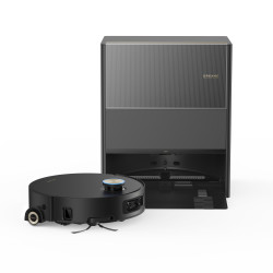 Прахосмукачка робот Dreame Aqua10 Ultra Roller RLH71DE-BK, 30000 Pa, 220 мин, 3.5/4 л, AquaRoll and Seal, Гласово управление, AI камери, Черен