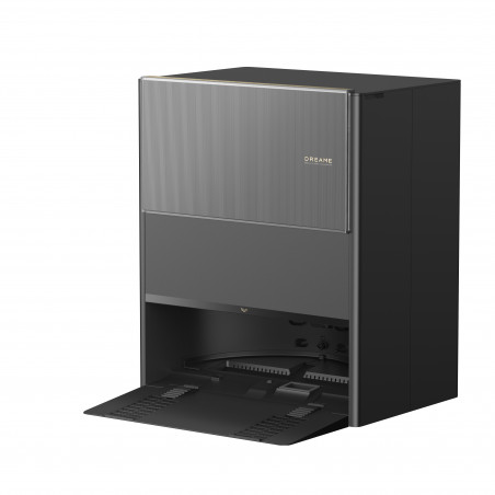 Прахосмукачка робот Dreame Aqua10 Ultra Roller RLH71DE-BK, 30000 Pa, 220 мин, 3.5/4 л, AquaRoll and Seal, Гласово управление, AI камери, Черен