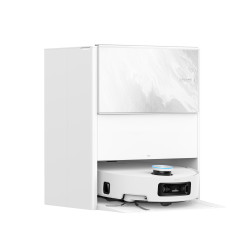 Прахосмукачка робот Dreame Aqua 10 Ultra Track Complete RLR81CE-1-WH, 25000 Pa, 200 мин, 3.5/4 л, VersaLift DToF+OmniSight, AI камери, Гласово управление, Автоматизация, Бял