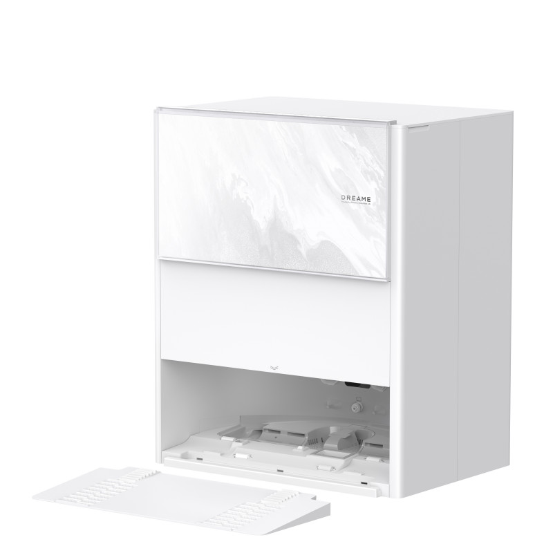 Прахосмукачка робот Dreame Aqua 10 Ultra Track Complete RLR81CE-1-WH, 25000 Pa, 200 мин, 3.5/4 л, VersaLift DToF+OmniSight, AI камери, Гласово управление, Автоматизация, Бял