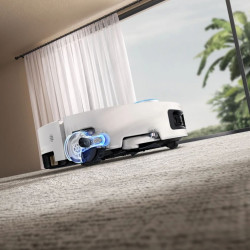 Прахосмукачка робот Dreame Aqua 10 Ultra Track Complete RLR81CE-1-WH, 25000 Pa, 200 мин, 3.5/4 л, VersaLift DToF+OmniSight, AI камери, Гласово управление, Автоматизация, Бял
