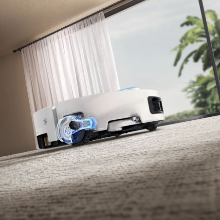 Прахосмукачка робот Dreame Aqua 10 Ultra Track Complete RLR81CE-1-WH, 25000 Pa, 200 мин, 3.5/4 л, VersaLift DToF+OmniSight, AI камери, Гласово управление, Автоматизация, Бял