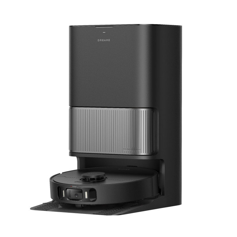 Прахосмукачка робот Dreame L40 Ultra AE RLL77SE_BK, 19000 Pa, 5200 mAh, 60W, До 168 м2, Станция за зареждане и автоматично изпразване, Автономия 180 мин, Черен