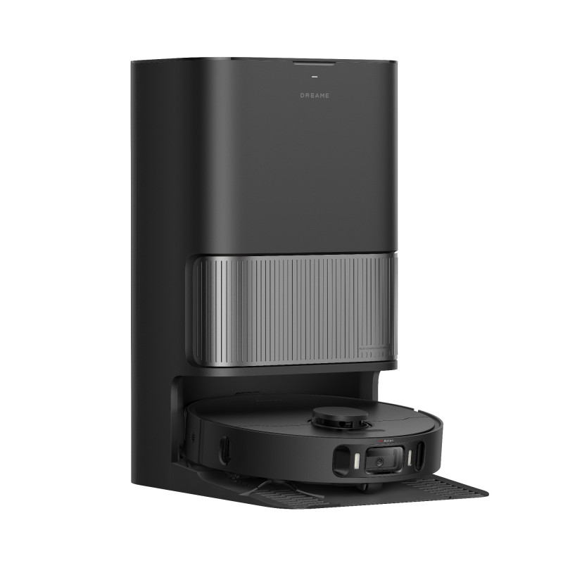 Прахосмукачка робот Dreame L40 Ultra AE RLL77SE_BK, 19000 Pa, 5200 mAh, 60W, До 168 м2, Станция за зареждане и автоматично изпразване, Автономия 180 мин, Черен