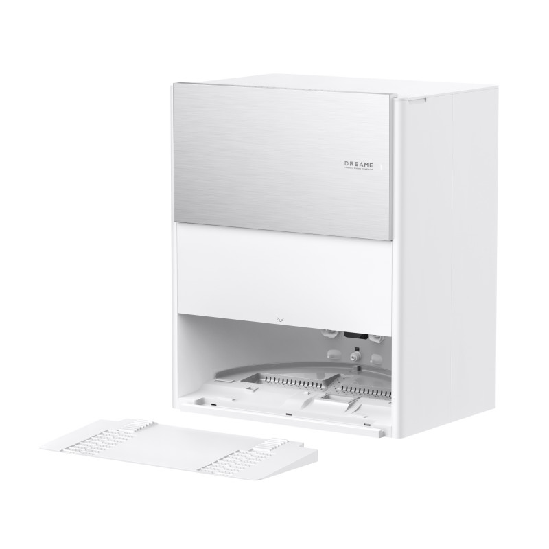 Прахосмукачка робот Dreame Aqua10 Roller RLH31CE-WH, 30000 Pa, 3.5/4 л, AI камери, LED осветление, Гласово управление, Измиване с гореща вода, Бял