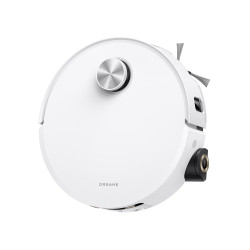 Прахосмукачка робот Dreame Aqua10 Roller RLH31CE-WH, 30000 Pa, 3.5/4 л, AI камери, LED осветление, Гласово управление, Измиване с гореща вода, Бял