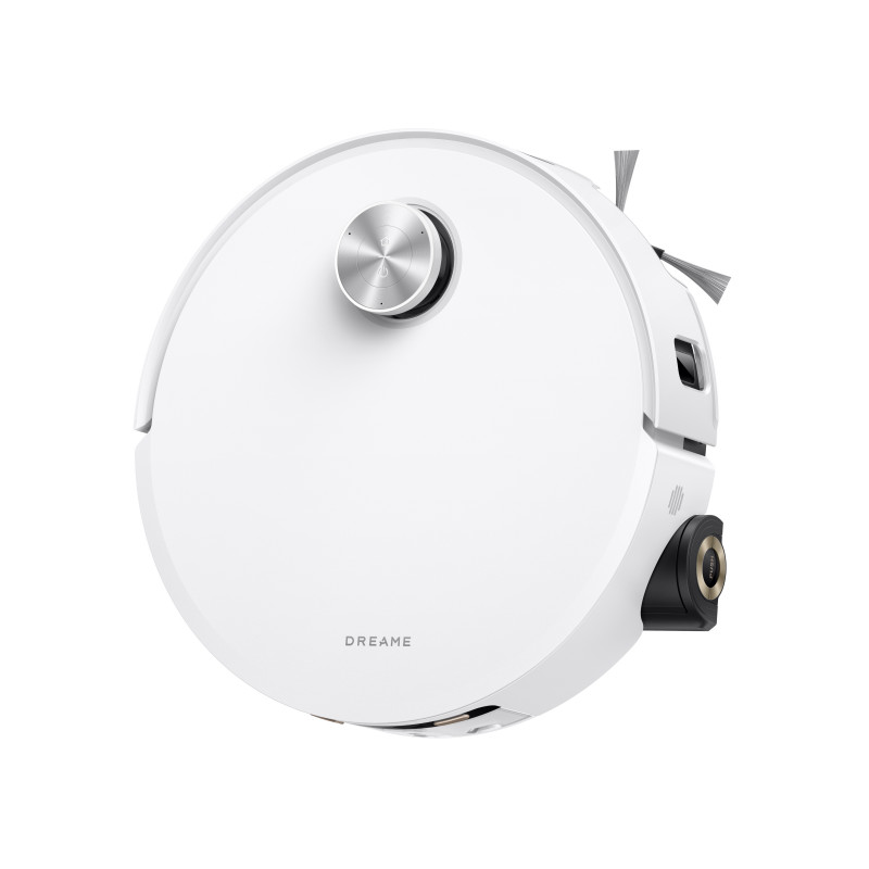 Прахосмукачка робот Dreame Aqua10 Roller RLH31CE-WH, 30000 Pa, 3.5/4 л, AI камери, LED осветление, Гласово управление, Измиване с гореща вода, Бял