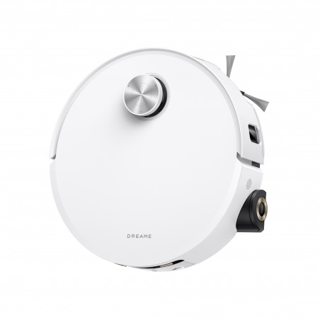 Прахосмукачка робот Dreame Aqua10 Roller RLH31CE-WH, 30000 Pa, 3.5/4 л, AI камери, LED осветление, Гласово управление, Измиване с гореща вода, Бял