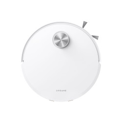 Прахосмукачка робот Dreame Aqua10 Roller RLH31CE-WH, 30000 Pa, 3.5/4 л, AI камери, LED осветление, Гласово управление, Измиване с гореща вода, Бял