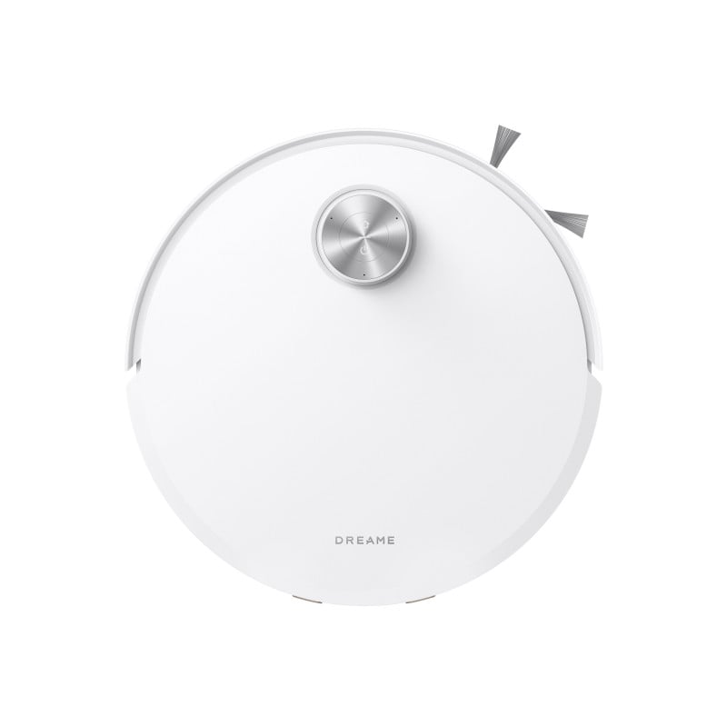 Прахосмукачка робот Dreame Aqua10 Roller RLH31CE-WH, 30000 Pa, 3.5/4 л, AI камери, LED осветление, Гласово управление, Измиване с гореща вода, Бял