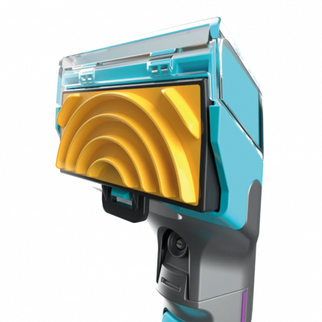 Прахосмукачка за петна Shark StainStriker PX250EUT, 450W, 0.72 л, Преносима, Гъвкав маркуч, 4 приставки, Син/розов