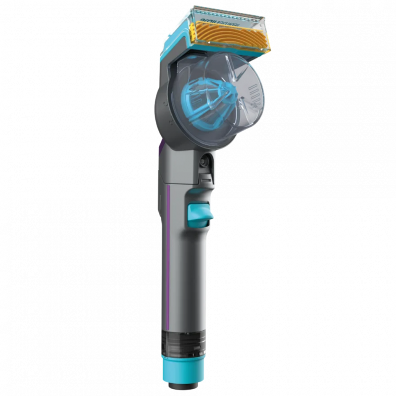 Прахосмукачка за петна Shark StainStriker PX250EUT, 450W, 0.72 л, Преносима, Гъвкав маркуч, 4 приставки, Син/розов