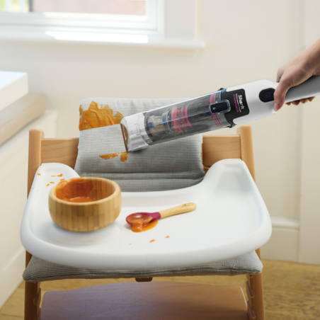 Безжична прахосмукачка за петна Shark StainForce HX100EUT, 100W, 15 мин, Килими, Тапицерия, Матраци, Самопочистване, Бял