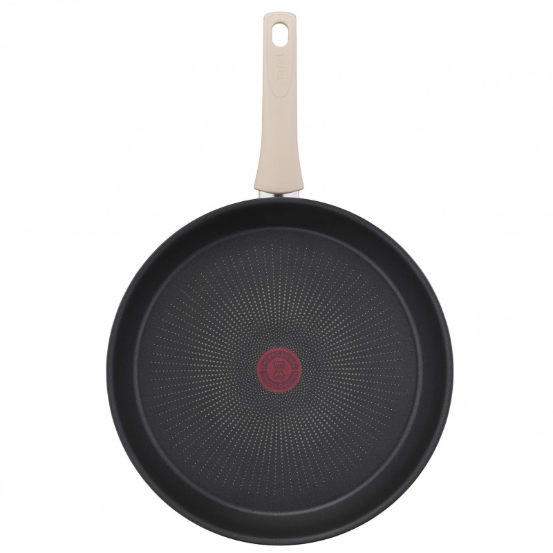 Тиган Tefal Eco-Respect G2540602, 28 см, Титаниево незалепващо покритие, Thermo-Fusion, Thermo-Signal, Индукция, Бронз/кафяв
