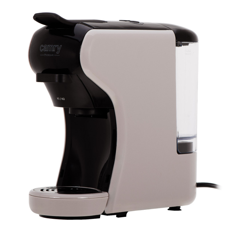 Еспресо машина за мляно кафе и капсули 9в1 Camry CR 4414, 3000W, 19 bar, Бежов/Черен
