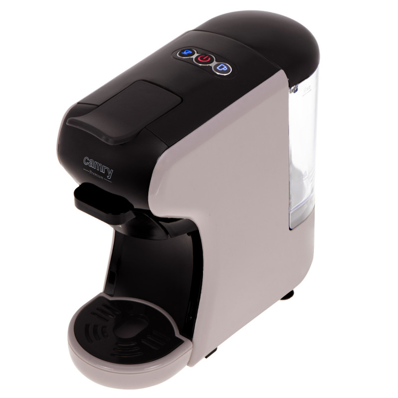 Еспресо машина за мляно кафе и капсули 9в1 Camry CR 4414, 3000W, 19 bar, Бежов/Черен