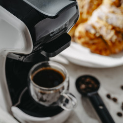 Еспресо машина за мляно кафе и капсули 9в1 Camry CR 4414, 3000W, 19 bar, Бежов/Черен