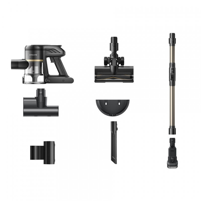 Безкабелна прахосмукачка Dreame T30 Flex VJ74E, 450 W, 144 AW, 3 степени, 0.5 л, 60 мин, HEPA H13, LED, Безчетков мотор, Черен