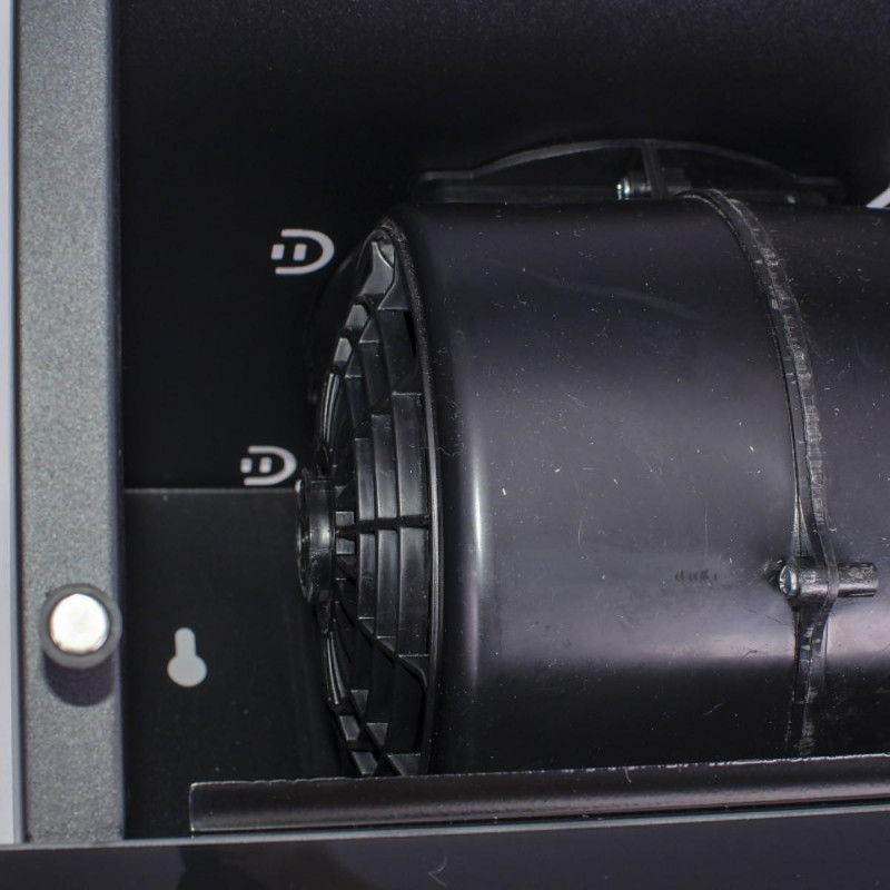 Абсорбатор Kumtel DA6-835-A0A, 142W, 650 м3/ч, 3 скорости, LED, Алуминиев филтър, Стъклен панел, Черен