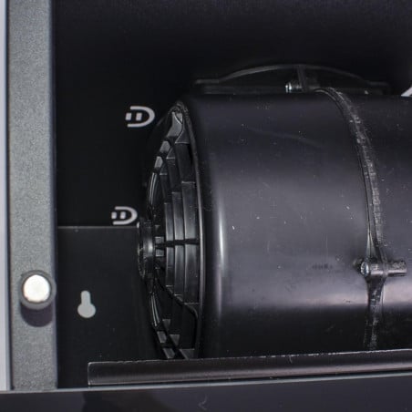 Абсорбатор Kumtel DA6-835-A0A, 142W, 650 м3/ч, 3 скорости, LED, Алуминиев филтър, Стъклен панел, Черен