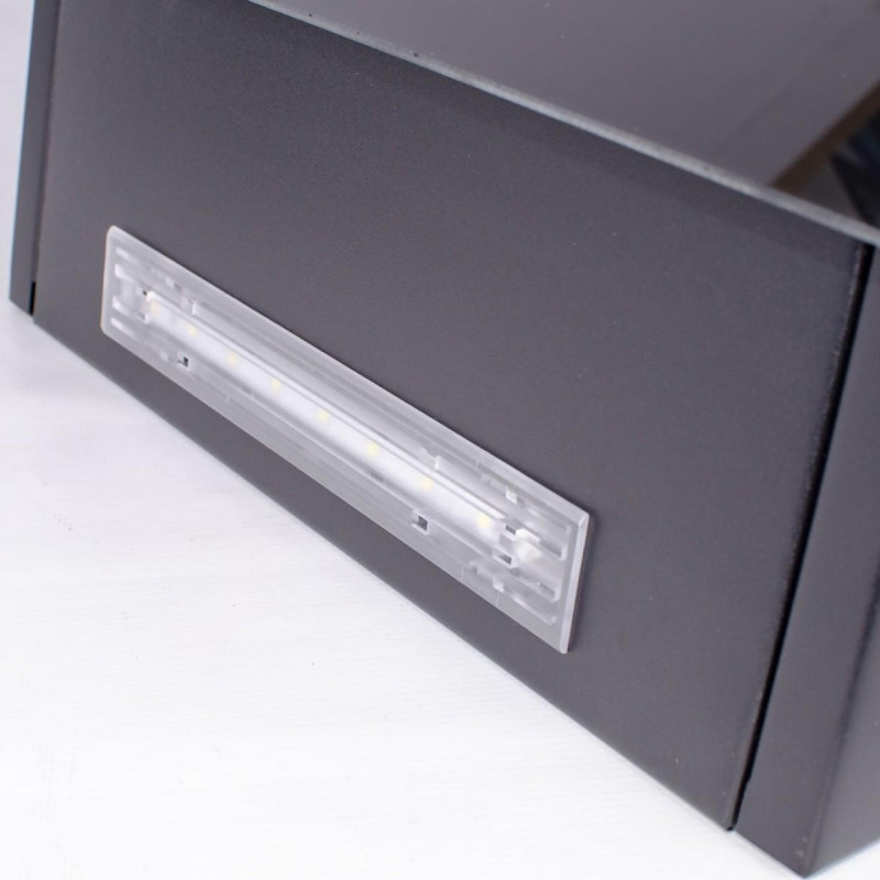 Абсорбатор Kumtel DA6-835-A0A, 142W, 650 м3/ч, 3 скорости, LED, Алуминиев филтър, Стъклен панел, Черен