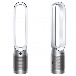 Пречиствател за въздух Dyson Purifier Cool PC1 544901-01, 50W, 30 м2, 287 l/s, 10 скорости, Air Multiplier™, Wi-Fi, Bluetooth, Осцилация, Бял/сребрист