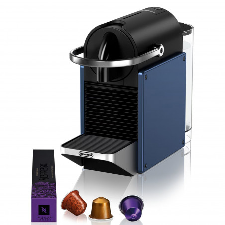 Еспресо машина DeLonghi Pixie EN127.BL, 1260W, 19 bar, 0.7 л, Nespresso, Автоматично изключване, Син