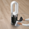 Пречиствател въздух 2в1 Dyson Purifier Hot+Cool HP1 544826-01, Отоплител, 50W, 30 м2, 287 l/s, 10 скорости, Air Multiplier™, Wi-Fi, Bluetooth, Осцилация, Бял/сребрист