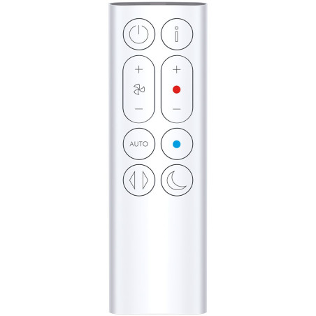 Пречиствател въздух 2в1 Dyson Purifier Hot+Cool HP1 544826-01, Отоплител, 50W, 30 м2, 287 l/s, 10 скорости, Air Multiplier™, Wi-Fi, Bluetooth, Осцилация, Бял/сребрист