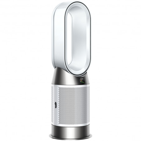 Пречиствател въздух 2в1 Dyson Purifier Hot+Cool HP1 544826-01, Отоплител, 50W, 30 м2, 287 l/s, 10 скорости, Air Multiplier™, Wi-Fi, Bluetooth, Осцилация, Бял/сребрист